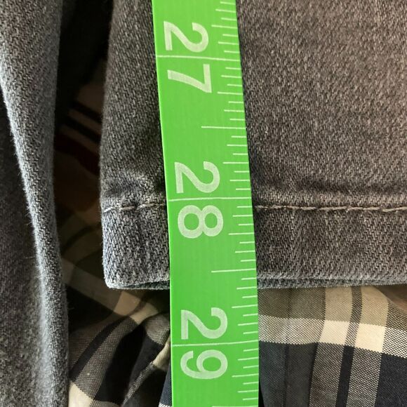 Talbots Jeans Womens Sz 10 Gray Simply Flattering 5 Pocket Cotton Stretch Taper - Picture 9 of 10